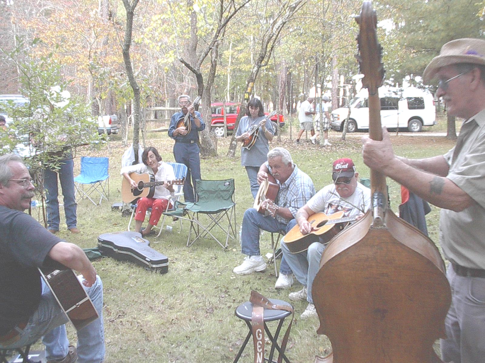 Sparky jamming at Wells Mills in 2004